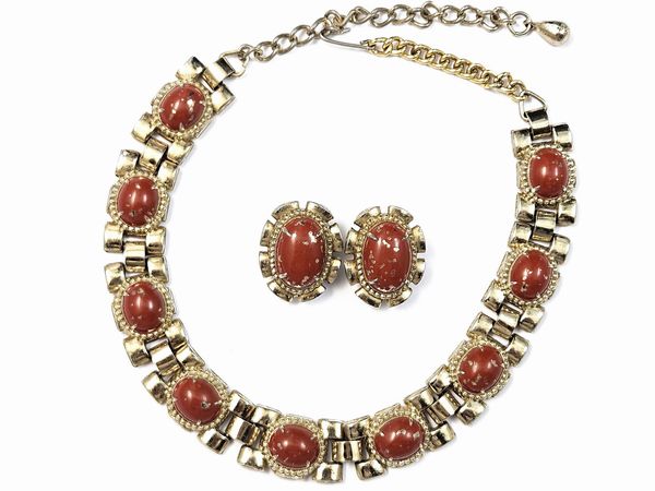 Demi parure, Collana e orecchini a clip  - Asta Vintagemania - Associazione Nazionale - Case d'Asta italiane