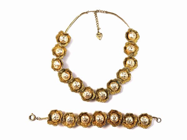 Mosell, Demi parure collana e bracciale  - Asta Vintagemania - Associazione Nazionale - Case d'Asta italiane