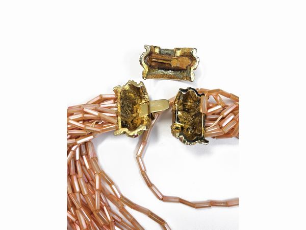 Trifari, Demi parure collana e orecchini a clip  - Asta Vintagemania - Associazione Nazionale - Case d'Asta italiane