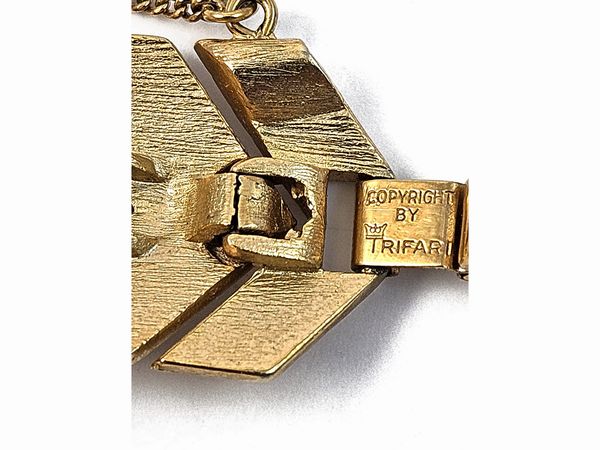 Trifari, Demi parure collana e bracciale semirigidi  - Asta Vintagemania - Associazione Nazionale - Case d'Asta italiane