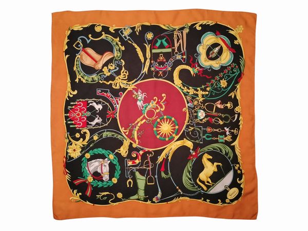 Gucci, Foulard in seta  - Asta Vintagemania - Associazione Nazionale - Case d'Asta italiane