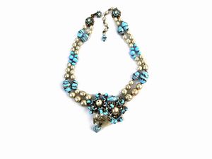 Miriam Haskell, Demi parure collana e bracciale  - Asta Vintagemania - Associazione Nazionale - Case d'Asta italiane