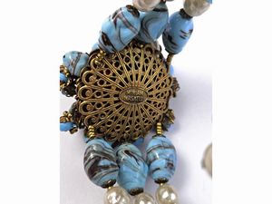 Miriam Haskell, Demi parure collana e bracciale  - Asta Vintagemania - Associazione Nazionale - Case d'Asta italiane