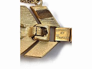Trifari, Demi parure collana e bracciale semirigidi  - Asta Vintagemania - Associazione Nazionale - Case d'Asta italiane
