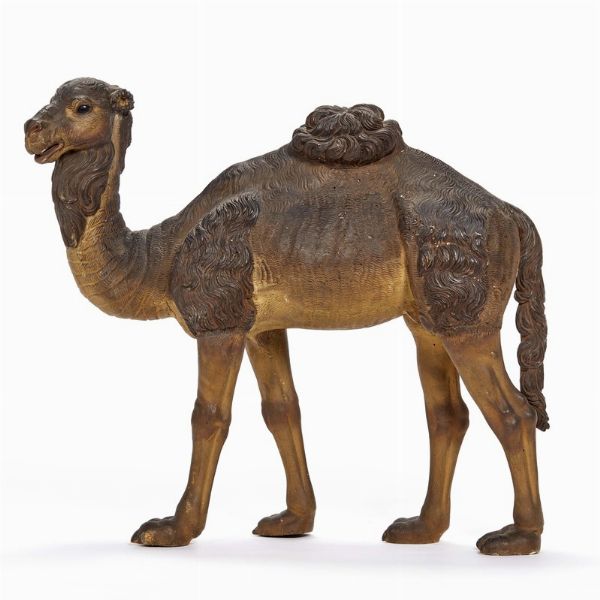 DROMEDARIO, NAPOLI, FINE SECOLO XVIII  - Asta ASTA A TEMPO | PASTORI DA PRESEPE NAPOLETANI DA UN'IMPORTANTE COLLEZIONE TOSCANA - Associazione Nazionale - Case d'Asta italiane