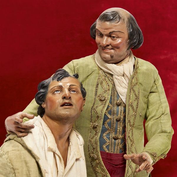 MENDICANTE, NAPOLI, FINE SECOLO XVIII  - Asta ASTA A TEMPO | PASTORI DA PRESEPE NAPOLETANI DA UN'IMPORTANTE COLLEZIONE TOSCANA - Associazione Nazionale - Case d'Asta italiane