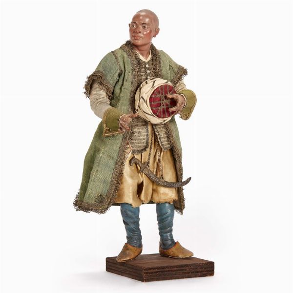 GIOVANE ORIENTALE, NAPOLI, FINE SECOLO XVIII  - Asta ASTA A TEMPO | PASTORI DA PRESEPE NAPOLETANI DA UN'IMPORTANTE COLLEZIONE TOSCANA - Associazione Nazionale - Case d'Asta italiane