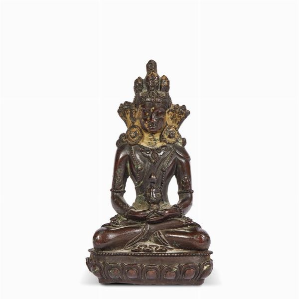 SCULTURA, CINA, DINASTIA QING, SEC. XVIII  - Asta Arte Orientale - Associazione Nazionale - Case d'Asta italiane