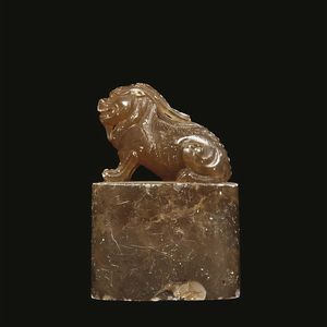 TIMBRO, CINA, DINASTIA QING, SEC. XVIII-XIX  - Asta Arte Orientale - Associazione Nazionale - Case d'Asta italiane