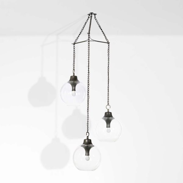 LUIGI CACCIA DOMINIONI : Lampada a sospensione mod. LS10 Grappolo  - Asta Design - Associazione Nazionale - Case d'Asta italiane