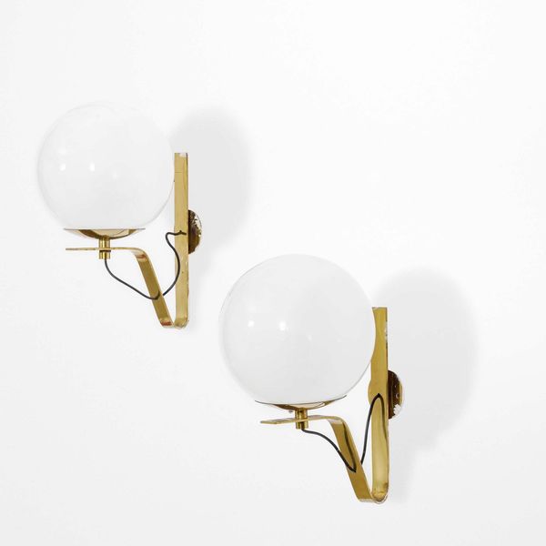 CANDLE : Due lampade a parete  - Asta Design - Associazione Nazionale - Case d'Asta italiane