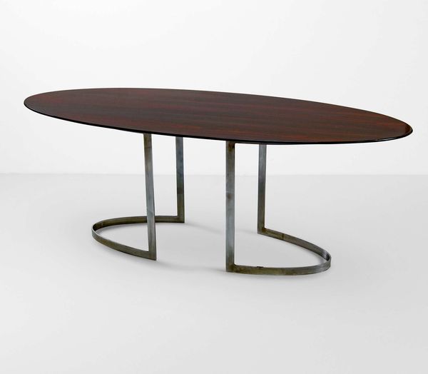 VITTORIO INTROINI : Tavolo da pranzo mod. P20  - Asta Design - Associazione Nazionale - Case d'Asta italiane