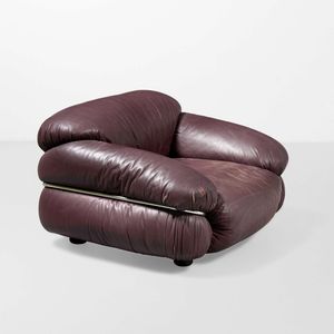 GIANFRANCO FRATTINI - Poltrona mod. 595 Sesann