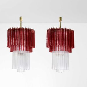 VENINI - Due lampade a sospensione