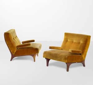 EUGENIO GERLI - Due poltrone mod. P73