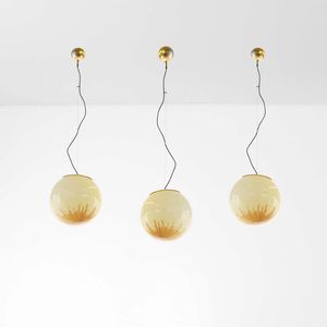 MURANO : Tre lampade a sospensione  - Asta Design - Associazione Nazionale - Case d'Asta italiane