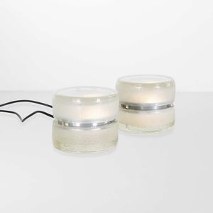 Eugenio Gentili Tedeschi - Due lampade da tavolo mod. Yo-Yo