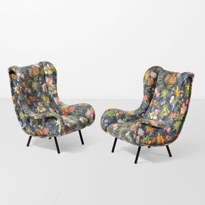 MARCO ZANUSO - Due poltrone mod. Senior