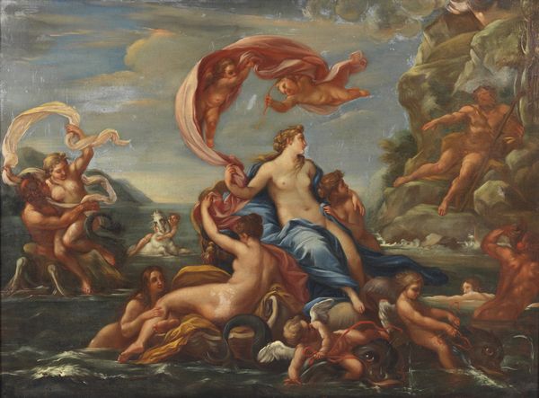 ARTISTA ROMANO DEL XVIII SECOLO : Il trionfo di Galatea  - Asta Asta 432 | ARTE ANTICA E DEL XIX SECOLO Tradizionale - Associazione Nazionale - Case d'Asta italiane