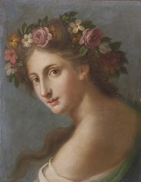 ARTISTA DEL XVIII SECOLO : Ritratto di fanciulla come Flora  - Asta Asta 432 | ARTE ANTICA E DEL XIX SECOLO Tradizionale - Associazione Nazionale - Case d'Asta italiane