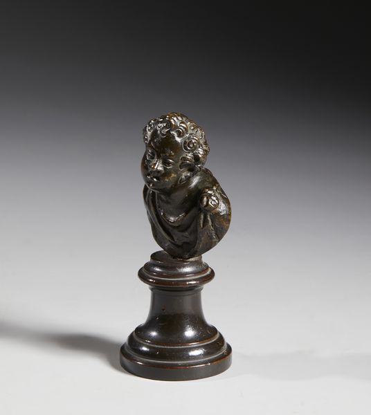 BRONZISTA VENETO DEL XVI-XVII SECOLO : Piccolo busto di fanciullo in bronzo, nei modi di Niccol Roccatagliata  - Asta Asta 432 | ARTE ANTICA E DEL XIX SECOLO Tradizionale - Associazione Nazionale - Case d'Asta italiane