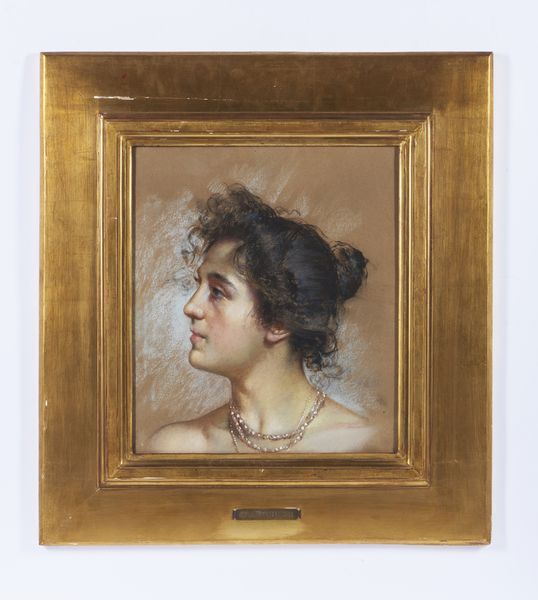 MICHETTI FRANCESCO PAOLO (1851 - 1929) : Attribuito a. Ritratto di donna di profilo  - Asta Asta 432 | ARTE ANTICA E DEL XIX SECOLO Tradizionale - Associazione Nazionale - Case d'Asta italiane