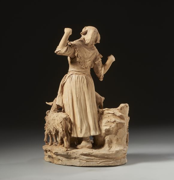 VACCARO GIACOMO (1847 - 1931) : Pastorella con gregge  - Asta Asta 432 | ARTE ANTICA E DEL XIX SECOLO Tradizionale - Associazione Nazionale - Case d'Asta italiane