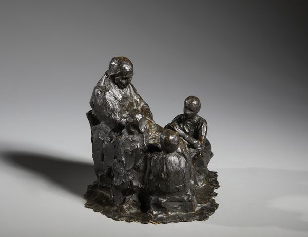 PELLINI EUGENIO (1864 - 1934) : La nonna con i nipoti  - Asta Asta 432 | ARTE ANTICA E DEL XIX SECOLO Tradizionale - Associazione Nazionale - Case d'Asta italiane