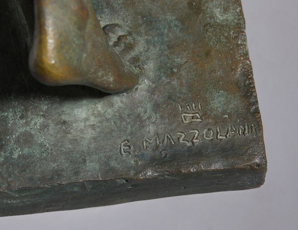 MAZZOLANI ENRICO (1876 - 1968) : Cantico del Sole  - Asta Asta 432 | ARTE ANTICA E DEL XIX SECOLO Tradizionale - Associazione Nazionale - Case d'Asta italiane