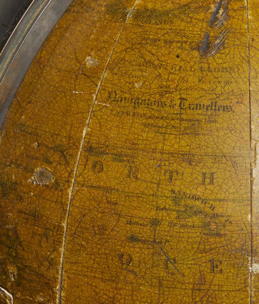 NEWTON & SON'S, LONDRA, 1843 : Coppia di globi terrestre e celeste da tavolo in legno e gesso con gore di carta recanti didascalie e incisioni, supporti tripodi in legno intagliato con gambe unite da traverse e centrate da bussole  - Asta Asta 432 | ARTE ANTICA E DEL XIX SECOLO Tradizionale - Associazione Nazionale - Case d'Asta italiane