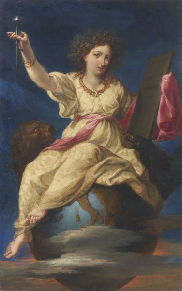 ARTISTA ROMANO DEL XVII-XVIII SECOLO : Allegoria della Gratitudine  - Asta Asta 432 | ARTE ANTICA E DEL XIX SECOLO Tradizionale - Associazione Nazionale - Case d'Asta italiane