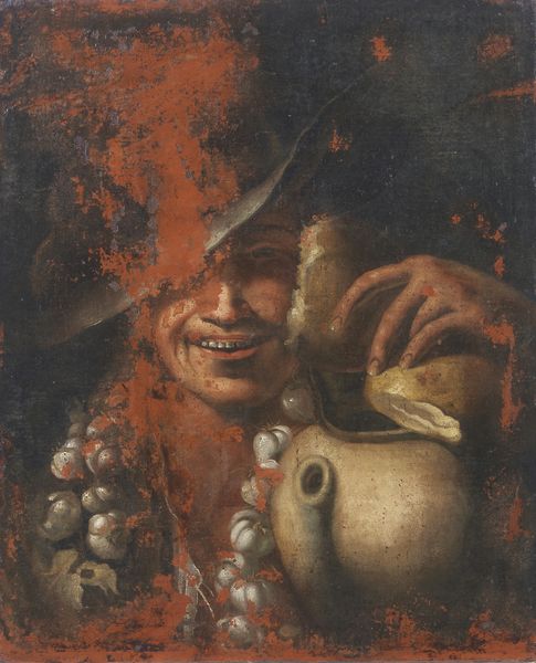 SCUOLA CREMONESE DEL XVI SECOLO : Giovane venditore di aglio  - Asta Asta 432 | ARTE ANTICA E DEL XIX SECOLO Tradizionale - Associazione Nazionale - Case d'Asta italiane