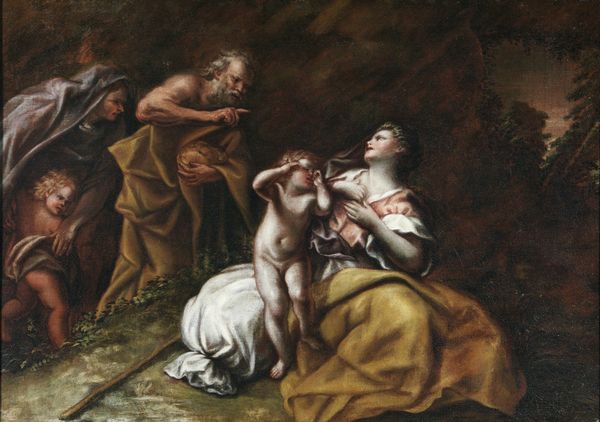 ARTISTA DEL XVII SECOLO : Riposo durante la fuga in Egitto  - Asta Asta 432 | ARTE ANTICA E DEL XIX SECOLO Tradizionale - Associazione Nazionale - Case d'Asta italiane