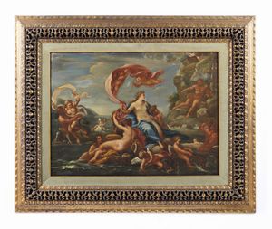 ARTISTA ROMANO DEL XVIII SECOLO : Il trionfo di Galatea  - Asta Asta 432 | ARTE ANTICA E DEL XIX SECOLO Tradizionale - Associazione Nazionale - Case d'Asta italiane