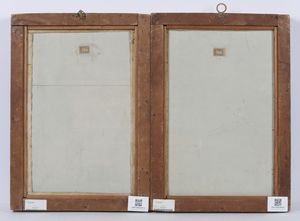 ARTISTA FRANCESE DEL XVII SECOLO : Coppia di dipinti raffiguranti gli angeli che porgono alla Vergine il Bambino e La circoncisione del Bambino  - Asta Asta 432 | ARTE ANTICA E DEL XIX SECOLO Tradizionale - Associazione Nazionale - Case d'Asta italiane