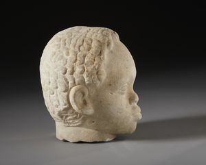 SCULTORE ITALIANO DEL XVI-XVII SECOLO : Testa di fanciullo moro  - Asta Asta 432 | ARTE ANTICA E DEL XIX SECOLO Tradizionale - Associazione Nazionale - Case d'Asta italiane