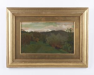 SIGNORINI TELEMACO (1835 - 1901) : A Pistoia  - Asta Asta 432 | ARTE ANTICA E DEL XIX SECOLO Tradizionale - Associazione Nazionale - Case d'Asta italiane