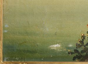 GIANNI GEROLAMO (1837 - 1895) : Veduta di Sorrento  - Asta Asta 432 | ARTE ANTICA E DEL XIX SECOLO Tradizionale - Associazione Nazionale - Case d'Asta italiane