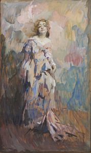 AMISANI GIUSEPPE (1881 - 1941) - Ritratto di Lyda Borelli
