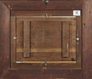 KNAUS LUDWIG (1829 - 1910) : Attribuito a. Dietro il sipario  - Asta Asta 432 | ARTE ANTICA E DEL XIX SECOLO Tradizionale - Associazione Nazionale - Case d'Asta italiane