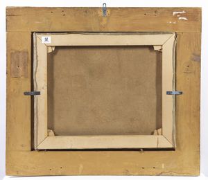 FACHINETTI CARLO (1870 - 1951) : Focolare domestico  - Asta Asta 432 | ARTE ANTICA E DEL XIX SECOLO Tradizionale - Associazione Nazionale - Case d'Asta italiane