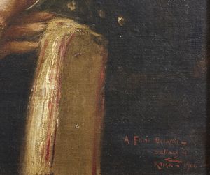 SALINAS  PABLO (1871 - 1946) : Ritratto di gentiluomo  - Asta Asta 432 | ARTE ANTICA E DEL XIX SECOLO Tradizionale - Associazione Nazionale - Case d'Asta italiane