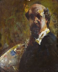IROLLI VINCENZO (1860 - 1942) - Autoritratto
