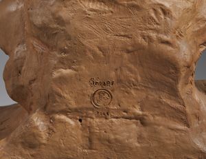 MOREAU AUGUSTE (1834 - 1917) : Fanciulla seduta  - Asta Asta 432 | ARTE ANTICA E DEL XIX SECOLO Tradizionale - Associazione Nazionale - Case d'Asta italiane