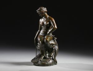 BARYE ANTOINE LOUIS (1796 - 1875) : Giunone  - Asta Asta 432 | ARTE ANTICA E DEL XIX SECOLO Tradizionale - Associazione Nazionale - Case d'Asta italiane