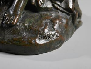 BARYE ANTOINE LOUIS (1796 - 1875) : Giunone  - Asta Asta 432 | ARTE ANTICA E DEL XIX SECOLO Tradizionale - Associazione Nazionale - Case d'Asta italiane