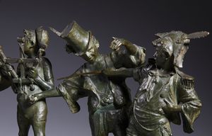 DE MATTEIS FRANCESCO (1852 - 1917) : Concertino a Piedigrotta  - Asta Asta 432 | ARTE ANTICA E DEL XIX SECOLO Tradizionale - Associazione Nazionale - Case d'Asta italiane