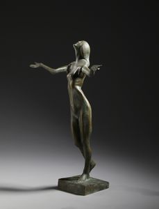 MAZZOLANI ENRICO (1876 - 1968) : Cantico del Sole  - Asta Asta 432 | ARTE ANTICA E DEL XIX SECOLO Tradizionale - Associazione Nazionale - Case d'Asta italiane