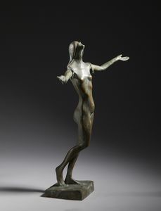 MAZZOLANI ENRICO (1876 - 1968) : Cantico del Sole  - Asta Asta 432 | ARTE ANTICA E DEL XIX SECOLO Tradizionale - Associazione Nazionale - Case d'Asta italiane