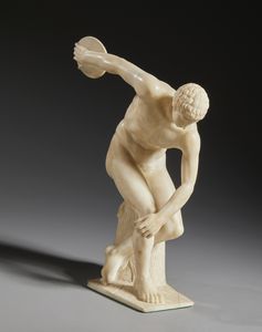 SCULTORE ITALIANO DEL XIX-XX SECOLO : Discobolo  - Asta Asta 432 | ARTE ANTICA E DEL XIX SECOLO Tradizionale - Associazione Nazionale - Case d'Asta italiane